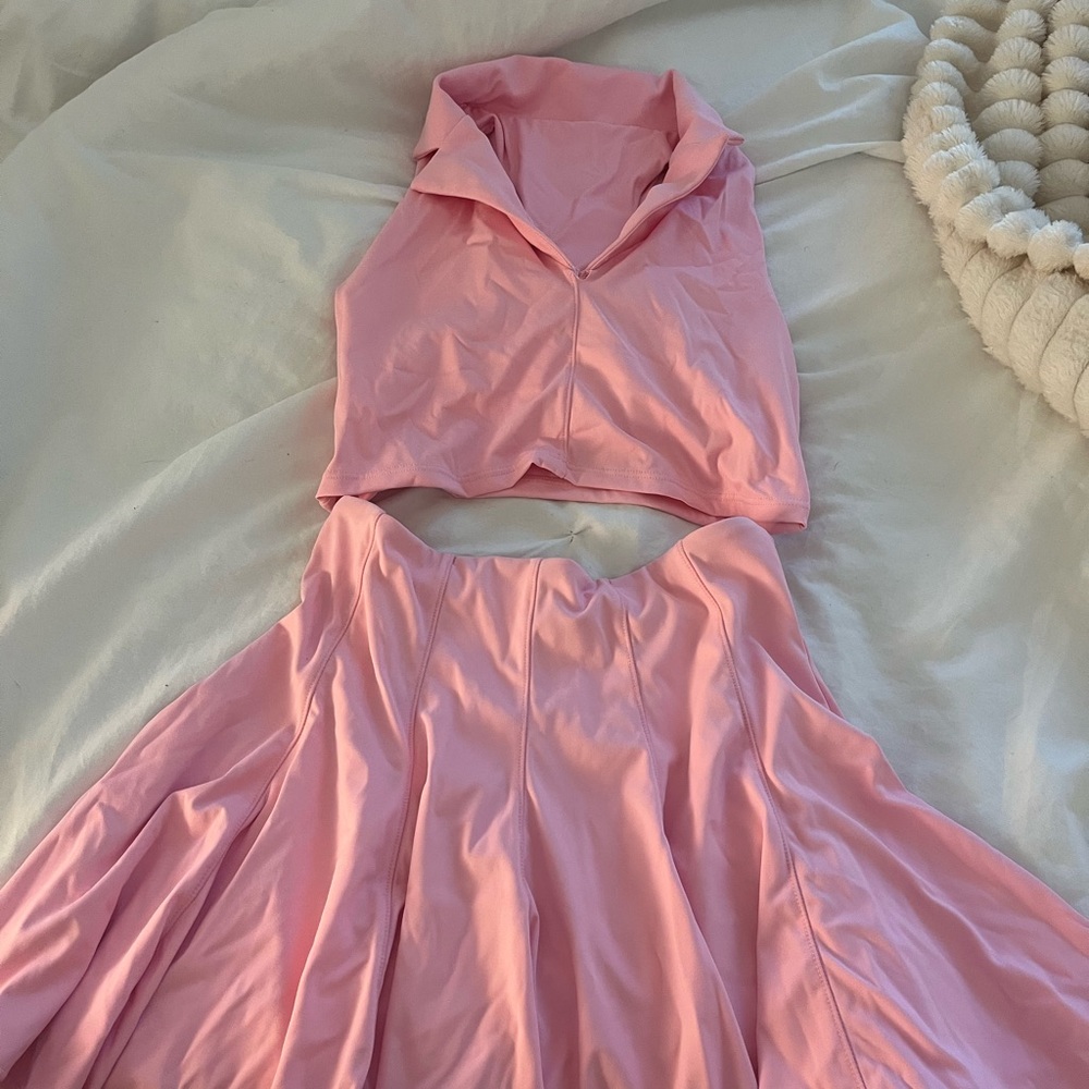 Pink Women's Skirt Set